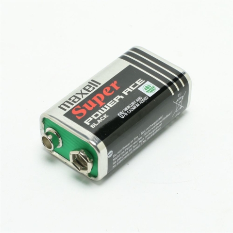 Pin 9V Maxell 6F22 Carbon