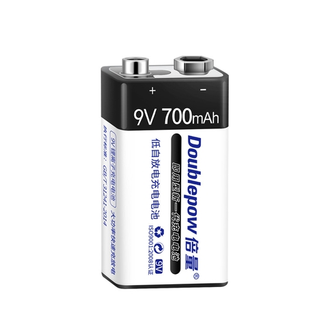 Pin sạc 9V Doublepow Lithium 700mAh