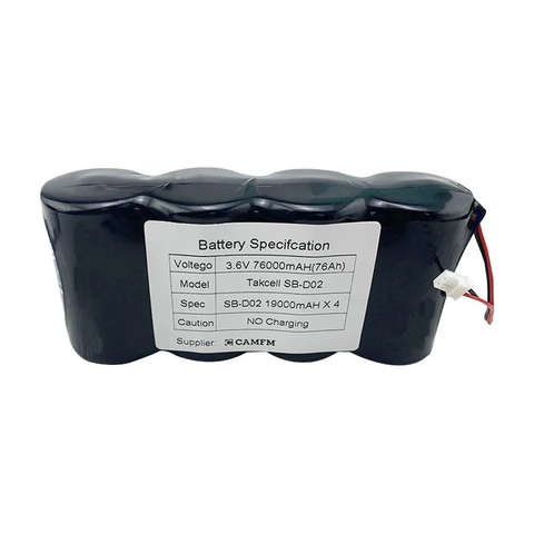TEKCELL 4*SB-D02, Khối 4 pin 3.6V 76Ah