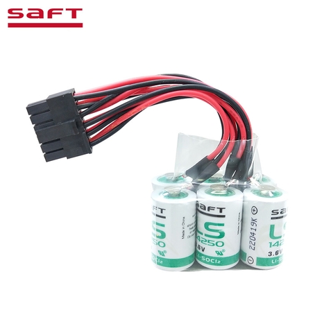 Pin SAFT LS14250 3.6V 1/2AA 1200mAh (Bộ 6 viên nối giắc cắm) 6LS14250
