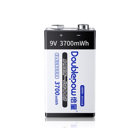 Pin sạc 9V Doublepow Lithium 3700mWh (1000mAh)