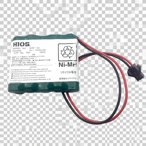 HIOS 5HR-4U 6V 1000mAh NiMH AAA pin máy đo lực siết HP10/100/HM100