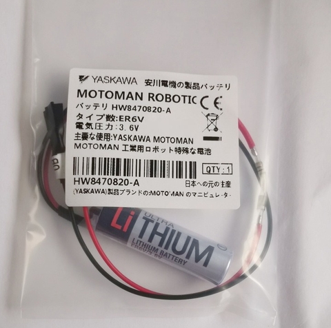 YASKAWA HW8470820-A HW8470820-B, Pin nuôi nguồn 3.6V 2Ah ER6V