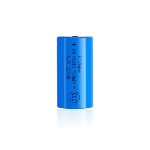 Pin sạc 16340 Doublepow Lithium 3.7V 700mAh
