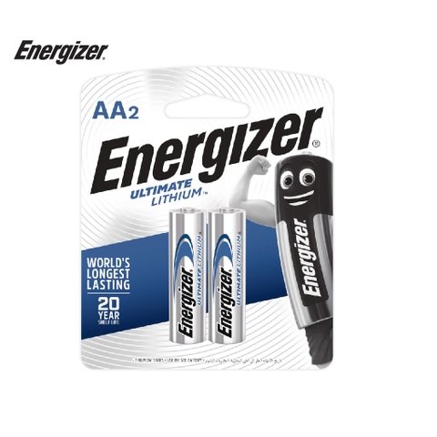 Pin Lithium AA ENERGIZER L91 BP2 AA2 (VỈ 2 VIÊN)