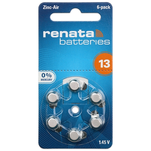 Pin RENATA PR48 / A13 (vỉ 6 viên)
