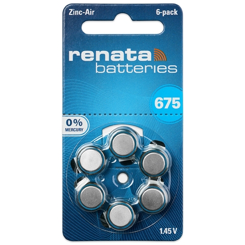 Pin RENATA PR44 / A675 (vỉ 6 viên)