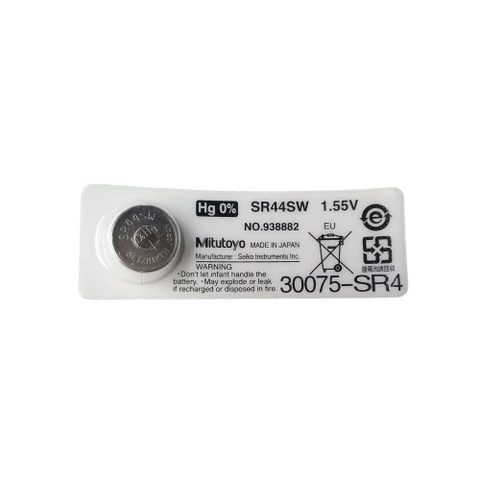 Pin Mitutoyo SR44W No.938882 SEIZAIKEN 1.55V cho thước kẹp điện tử