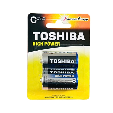Pin Trung Toshiba Alkaline LR14GCP-2B (VỈ 2 VIÊN)