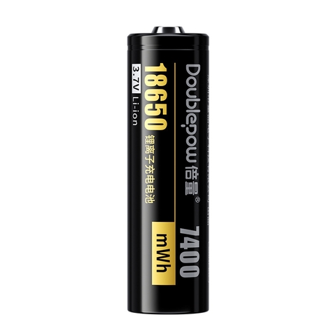 Pin sạc 18650 Doublepow Lithium 3.7V 2000mAh