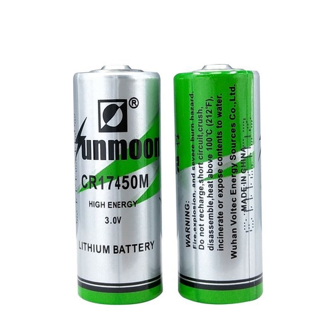 Sunmoon CR17450M, Pin nuôi nguồn 3V 2400mAh
