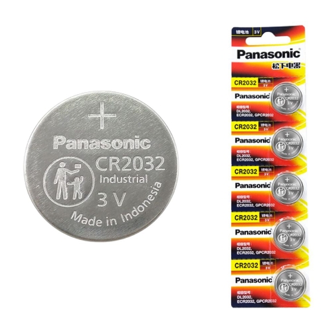 Pin Panasonic CR2032 industrial Lithium 3V