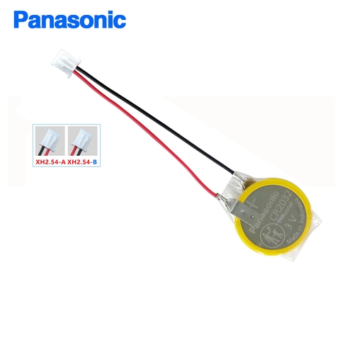 Pin CMOS CR2032 Panasonic Lithium 3V nối giắc cắm