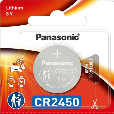 Pin CR2450 Panasonic Lithium 3V CR-2450
