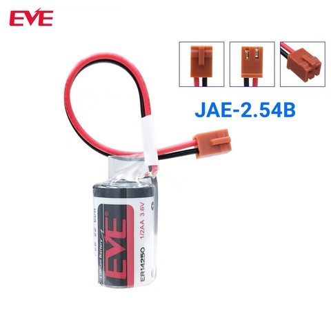 Pin nuôi nguồn EVE ER14250 3.6V 1200mAh nối giắc
