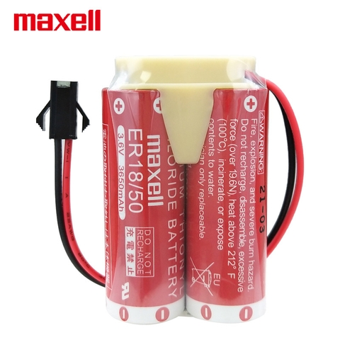 Pin nuôi nguồn Maxell ER18/50 3650mAh 3.6V ghép 2 viên