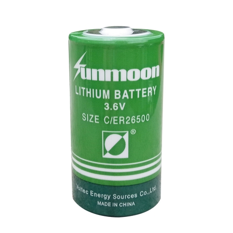 Sunmoon ER26500, Pin nuôi nguồn 3.6V 8500mAh
