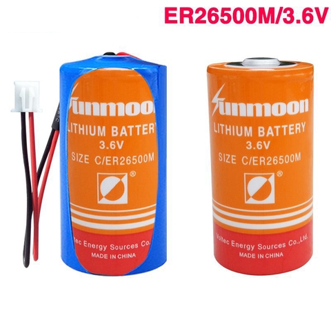 Sunmoon ER26500M, Pin nuôi nguồn 3.6V 6000mAh