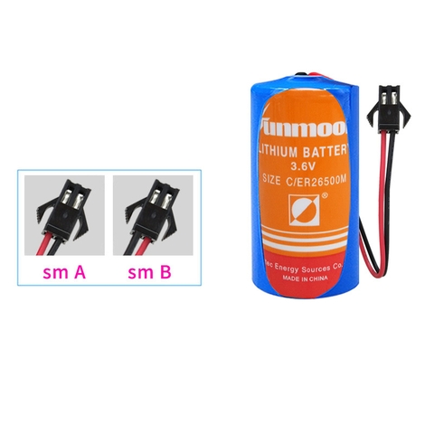 Sunmoon ER26500M, Pin nuôi nguồn 3.6V 6000mAh