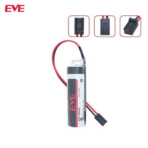 EVE ER14505, Pin nuôi nguồn 3.6V 2700mAh nối giắc