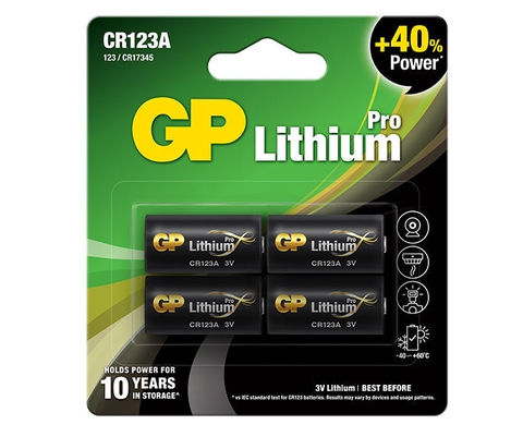 Pin GP CR123A Pro Lithium