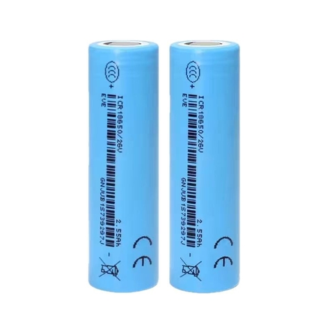 Pin sạc 18650 EVE ICR18650/26V 2600mAh 5C 12A 3.6V