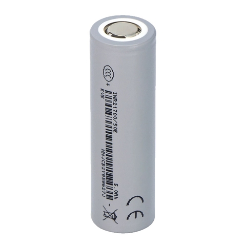Pin sạc 21700 EVE INR21700/50E 5000mAh 3C 15A 3.65V
