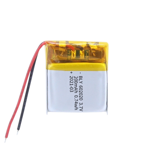 Pin Li-Po 3.7V 602020 180mAh (Li-Polyme)
