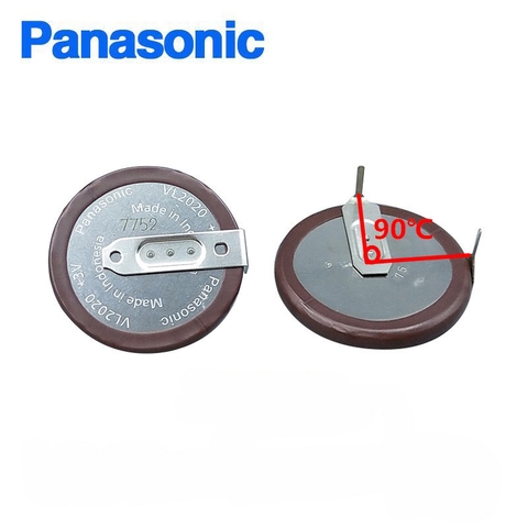 Pin sạc Panasonic VL2020 Lithium 3V VL-2020 hàn chân 90