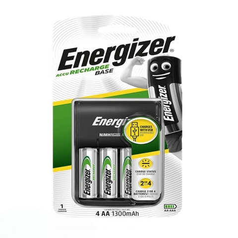 Bộ sạc pin ENERGIZER CHVC5 (Kèm 4 pin sạc AA 1300mAh)