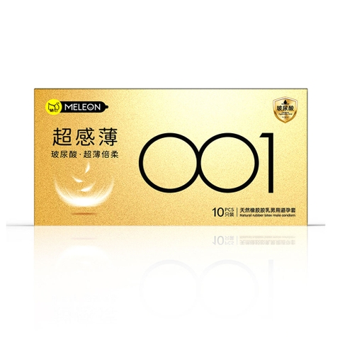 Bao cao su Meleon HA 001 Super Thin siêu mỏng hộp 10 cái