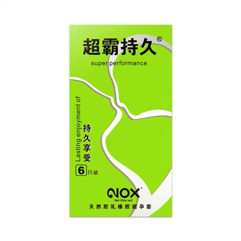 Bao cao su Nox Super Performance kéo dài thời gian hộp 6 cái