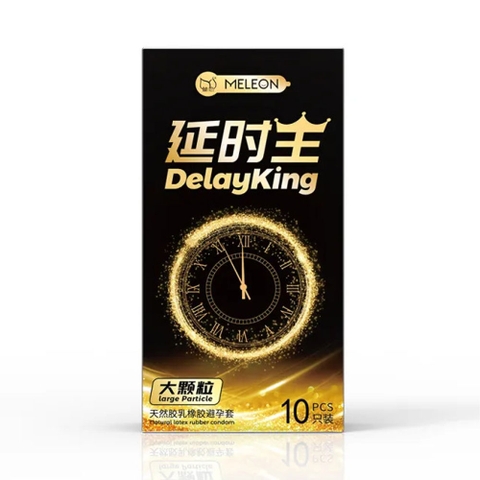 Bao cao su Meleon Delay King Large Particle kéo dài thời gian hộp 10 cái