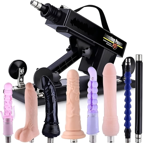 Dương vật giả đa năng Amazing Power súng máy 8 đầu