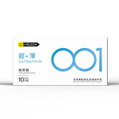 Bao cao su Meleon HA 001 Ultrathin siêu mỏng hộp 10 cái