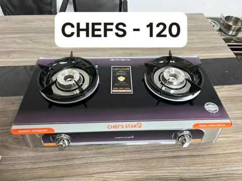 Bếp ga dương kính Chefs 120