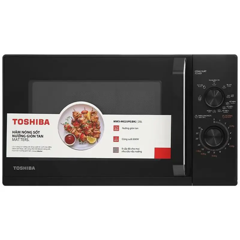 Lò vi sóng Toshiba 25L có nướng MW3-MG25PE(BK)