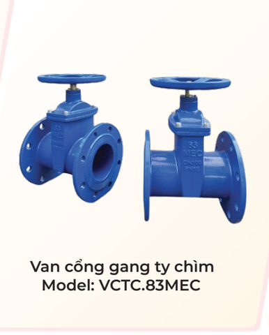 Van cổng gang ty chìm 83MEC