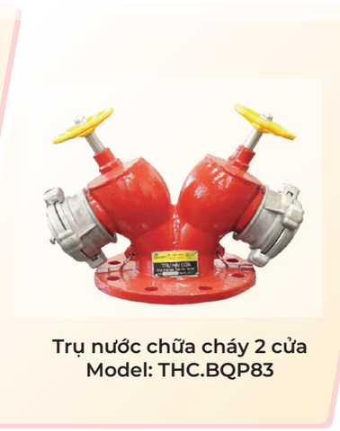 Trụ nước chữa cháy 2 cửa 83MEC