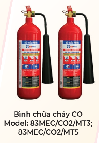 Bình chữa cháy CO 83MEC