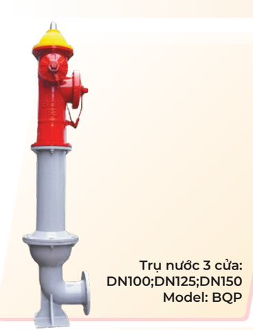 Trụ nước 3 cửa DN100, DN125, DN150 83MEC