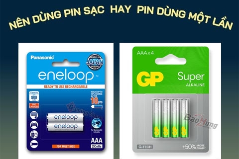 Pin Sạc và Pin Dùng Một Lần: Giải Pháp Nào Tiết Kiệm Hơn?