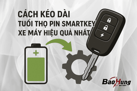 Cách Kéo Dài Tuổi Thọ Pin Smartkey Xe Máy Hiệu Quả Nhất