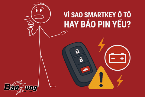 Vì Sao Smartkey Ô Tô Hay Báo Pin Yếu? Nguyên Nhân?