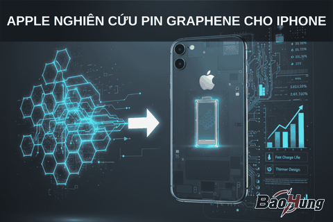 Apple Nghiên Cứu Pin Graphene Cho iPhone: Bước Tiến Mới Trong Cách Mạng Năng Lượng Di Động