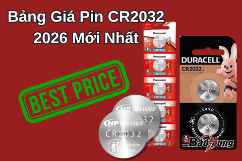 Bảng Giá Pin CR2032 2026 Mới Nhất