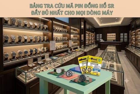 Bảng Tra Cứu Mã Pin Đồng Hồ SR Đầy Đủ Nhất Cho Mọi Dòng Máy