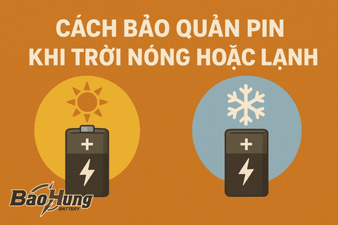 Cách Bảo Quản Pin Khi Trời Nóng Hoặc Lạnh