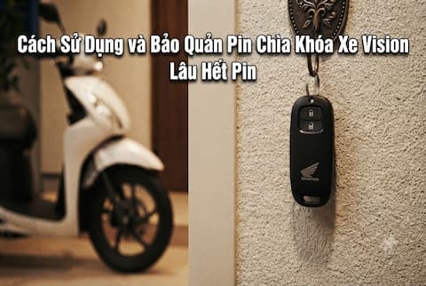 Cách Sử Dụng và Bảo Quản Pin Chìa Khóa Xe Vision Lâu Hết Pin