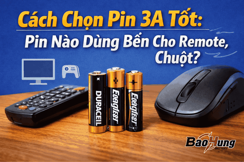 Cách Chọn Pin 3A Tốt: Pin Nào Dùng Bền Cho Remote, Chuột?
